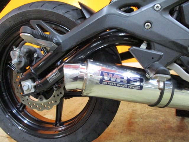 ＮＩＮＪＡにマフラー付けるならこのＷＲＳマフラーですよね！車両重量グッドダウンで操作性ＵＰ！！